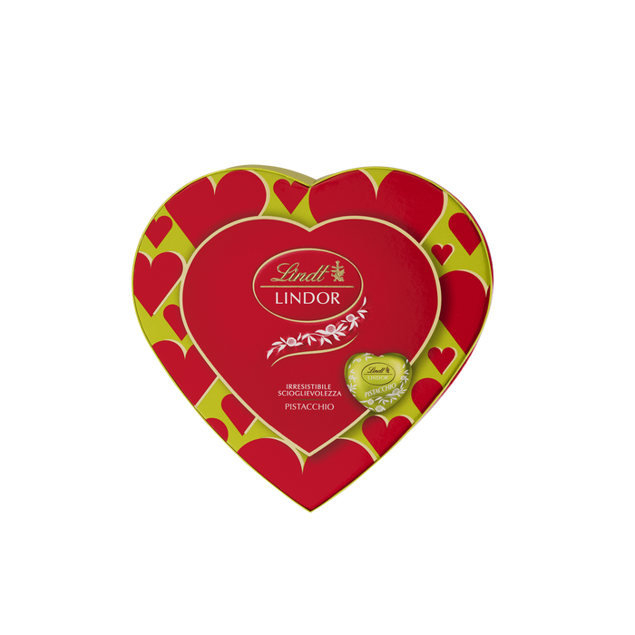 Scatola Cuore LINDOR Pistacchio 82g
