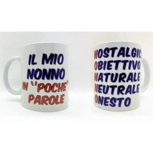 Tazza mug ceramica "Il mio nonno in 'poche' parole" - Borgi Cioccolateria Lindt