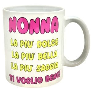 Tazza mug ceramica - Nonna la più dolce... - Borgi Cioccolateria Lindt