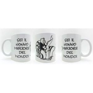 Tazza mug ceramica "Sei il nonno migliore del mondo" - Borgi Cioccolateria Lindt